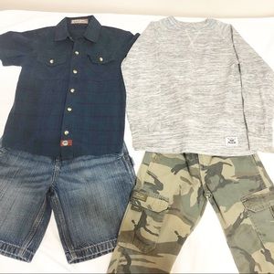 4 Pieces Lot Boys Clothes Size 6-10